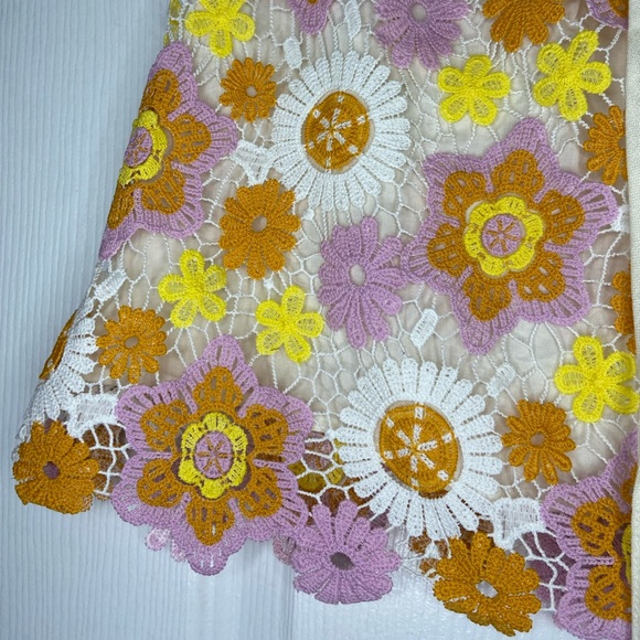 Zara Crochet Flower Mini Skirt - Picture 2 of 4